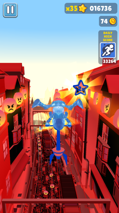 地铁跑酷愤怒金币版本截图5
