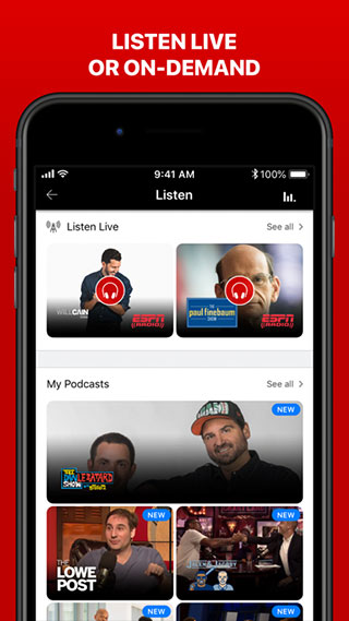 ESPN app截图1