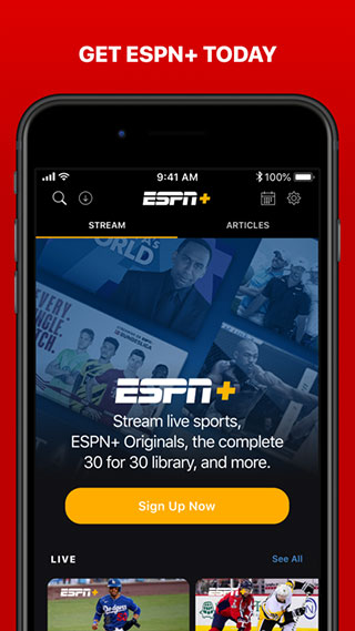 ESPN app截图4