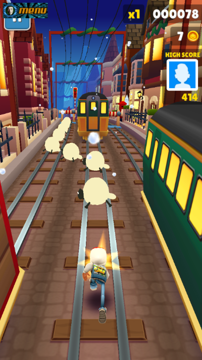地铁跑酷小羊金币版本截图1
