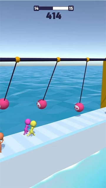 跑跑酷闯关(Fun Race 3D)截图1