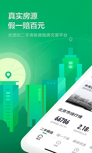 链家地产二手房网截图1